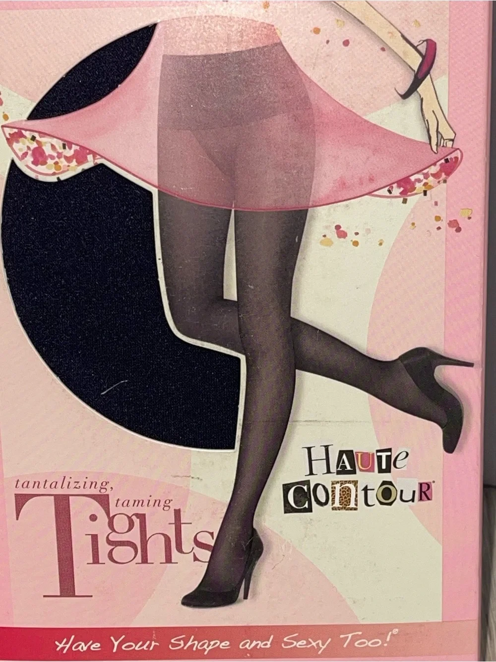 2 Pair Nightcap Navy Tights SPANX Stockings Size E NEW